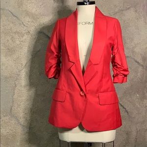 Red blazer